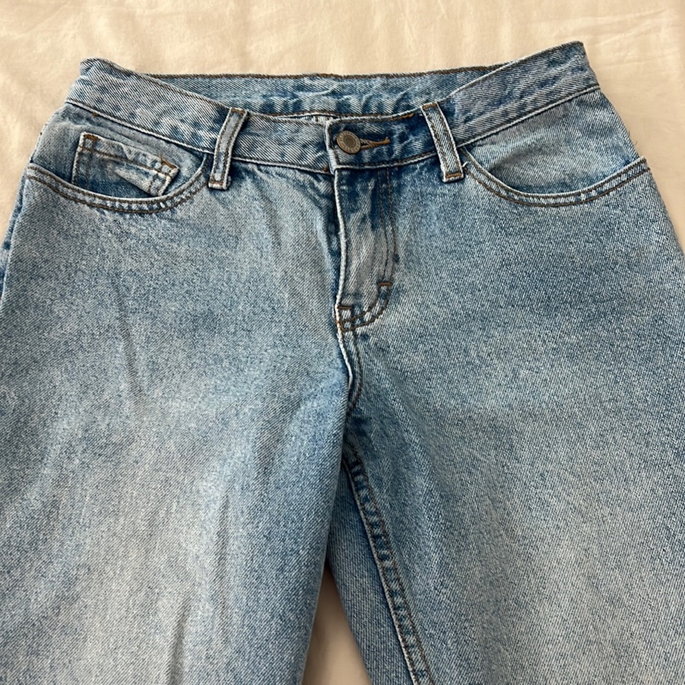 J.GALT size small bell bottom jeans they have been hemmed for 5’2”